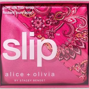 Slip x Alice + Olivia Silk Hair Wrap